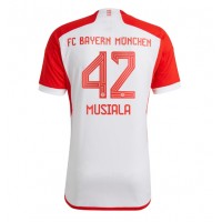 Pánský Fotbalový dres Bayern Munich Jamal Musiala #42 2023-24 Domácí Krátký Rukáv